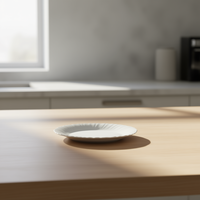 Assiette en céramique de 23 cm PLATO par [Nom du créateur/brand name] au design minimaliste, compatible lave-vaisselle, collection de vaisselle et d'assiettes japonaises