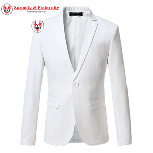Delta | Sigma | Theta Sorority Clothing Embroidered Custom Breathable Formal Long <b>Wool</b> Coat Blazer Greek Clothing - Product Image 2