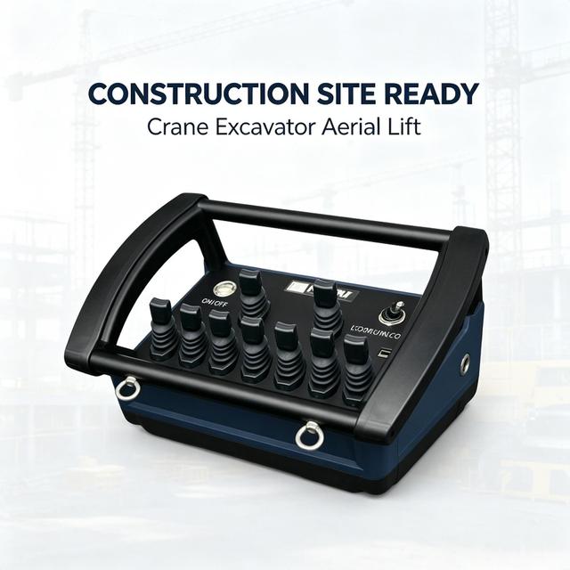 Custom Multi-channel Long Life Industrial Wireless Hydraulic Proportional Remote Controller for Overhead Crane Heavy Lifting