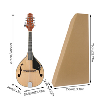 Starway Usine Ventes Directes Le Plus Récent Am29 Solid Top Handmade Performance 8-String Mandoline Instrument à Cordes pour Débutant