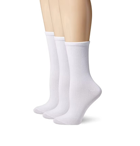 Chaussettes confortables à tige mi-haute, construction tricotée durable, ajustement flexible, matière respirante pour un usage quotidien régulier - Product Image 2