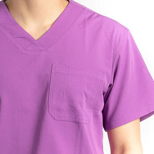 Medical Uniform Men Scrub Uniform Nurse Scrubs Set <b>Top</b> Pant OEM Suppliers Soft Stretchy Men Scrubs Set Polyester Breathable - Product Image 3