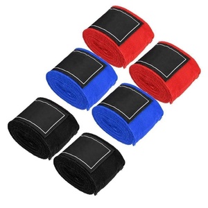 Precio al por mayor RTS: Vendas de algodón personalizadas con OEM para boxeo y artes marciales, protección de muñeca, transpirables y de soporte AI-HW-12 - Product Image 5