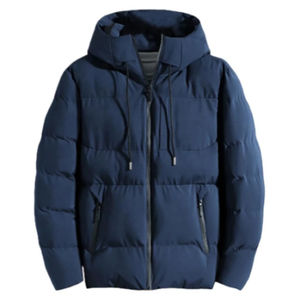 Chaleco Acolchado Grueso y Cálido de Invierno para Hombre y Mujer 2026, Personalizado con Logotipo de Marca OEM de Fábrica, Chaqueta Negra Acolchada con Cuello Alto - Product Image 3