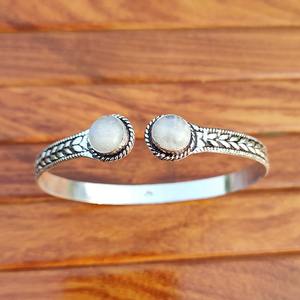 Bracelets en Agate Naturelle Plaqué Argent Laiton – Guérison Spirituelle, Pratique de la Pleine Conscience, Cadeaux Réfléchis Disponibles – Modèle Classique - Product Image 1