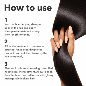 Glamcos Nanoplastia Nano Plus <b>Hair</b> Treatment 1L Smoothing <b>Cream</b> For All <b>Hair</b> Types - Product Image 4