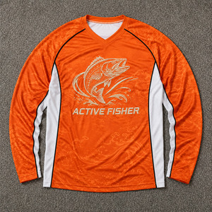 OEM Custom Angler Fishing Jersey Long Sleeve <b>Holographic</b> Sublimated UPF 50+ Quick-Dry Performance Tournament Shirt - Product Image 1