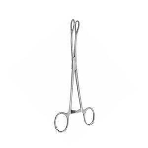 Pinces à éponges en acier inoxydable, pinces chirurgicales droites et courbées à pointe annulaire, ensemble d'instruments pour usage hospitalier - Product Image 1