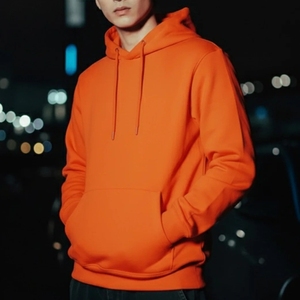 Sudaderas con Capucha 100% Algodón, Estampado Digital Sólido, Bordadas, Otoño, Talla Grande, Unisex - Product Image 2