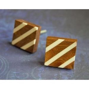 Boutons modernes et rustiques en résine et en bois pour tiroirs et organisateurs de placards - Product Image 2