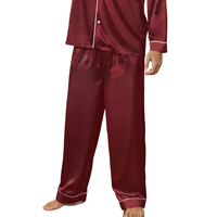 Pijamas sin Mangas para Hombre con Logotipo Personalizado, de Alta Calidad, Suaves y Cómodos, Térmicos, de Satén, para Invierno