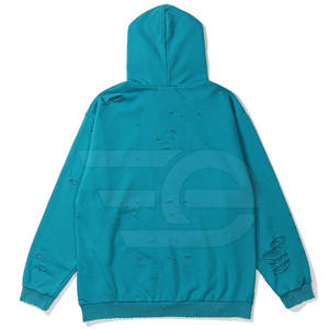 Sudaderas con Capucha para Hombre, Estilo Desgastado, Suaves, Casuales, Urbanas, a la Moda, para Uso Diario - Product Image 2