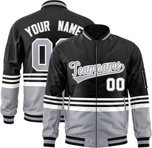 Low MOQ Retro Vintage Men Letter Embroidered Logo Baseball Bomber Letterman <b>Jacket</b> Custom Leather Varsity <b>Jackets</b> Wholesale - Product Image 2