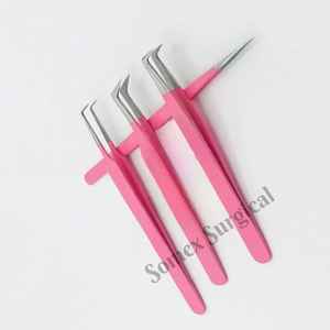 OEM Professional <b>Eyelash</b> Extension <b>Tweezers</b> with Anti-Magnetic High Quality Stainless Steel <b>Eyelashes</b> <b>Tweezers</b> - Product Image 5