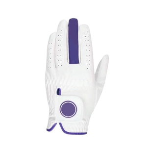 Guantes de golf de cuero genuino para hombre, que absorben la humedad, con dedos completos, para mano izquierda y derecha, suaves, transpirables y puros. - Product Image 1