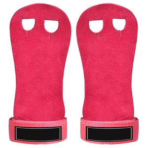 Agarraderas de Cuero Personalizadas para Levantamiento de Pesas en el Gimnasio, con Soporte para Muñeca, Diseño Antideslizante de 3 Orificios para Deportes al Aire Libre - Product Image 1