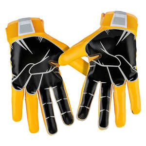 Vente directe d'usine, gants de football américain pour adultes, latex super adhérent, imperméables, écran tactile, qualité supérieure, logo personnalisé - Product Image 6