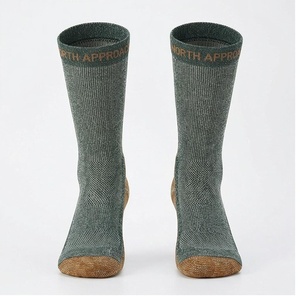 NORTH APPROACH Crew <b>Socks</b> Wool Nylon Thick Winter Hiking Moisture Wicking Adult Outdoor Sports <b>Socks</b> - Product Image 1