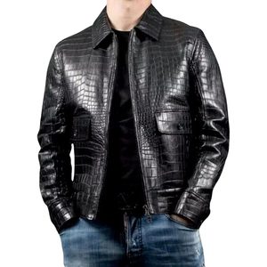 Chaqueta Bomber Unisex de Invierno, Transpirable, de Poliéster Negro, con Cuello Alto, Logotipo Frontal, Estilo Urbano, de Primera Calidad - Product Image 1