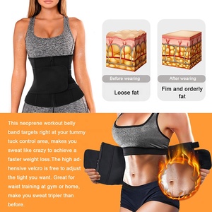 <span class=keywords><strong>Ceinture</strong></span> de <span class=keywords><strong>sudation</strong></span> en néoprène pour femmes, en gros, personnalisée, Sauna amincissant, exercice de taille - Product Image 5