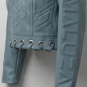 มาลูซา อินดัสทรีส์ เสื้อครอปท็อปสตรีทแวร์หรูหราสำหรับฤดูหนาว ผ้าเทอร์รี่ โลโก้ด้านหน้า ผ้าฝ้าย 100% คุณภาพสูง ขายส่ง - Product Image 5