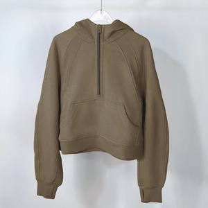 Sweat-shirt pour femme, doublé en polaire, avec capuche à cordon réglable, manches longues, poche kangourou, coupe décontractée confortable - Product Image 6