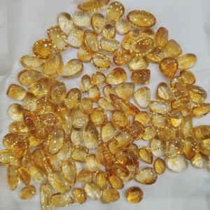 พลอยสีเหลืองมะนาวธรรมชาติจาก100% อัญมณีเจียระไนแบบหลวมจากผู้ผลิตอินเดียทำด้วยมือ - Product Image 1