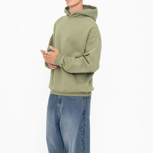 Sudadera con capucha de algodón para hombre, manga larga, ropa de invierno, tendencia actual, tallas grandes, para chicos, con bordado. - Product Image 3