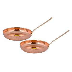 Sartenes de Metal martillado Royal, artículos de cocina elegantes adecuados para el hogar, hotel y restaurante, sartenes de cobre pesado para salsa - Product Image 2