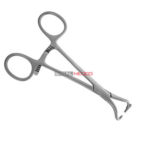 Pinzas de reducción y reposicionamiento óseo de grado quirúrgico, de trece centímetros, de acero inoxidable, instrumento ortopédico - Product Image 3