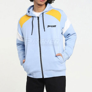 Everyday Zip <b>Hoodies</b> For Men With Comfortable Fabric Adjustable Drawstring Hood And Minimalist Design - Product Image 5