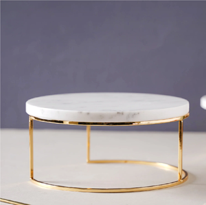 Luxurious <b>Marble</b> Cupcake <b>Stand</b> Luxury Style High Quality Round <b>Marble</b> <b>Cake</b> Serving <b>Stand</b> Dessert <b>Cake</b> <b>Stand</b> - Product Image 1