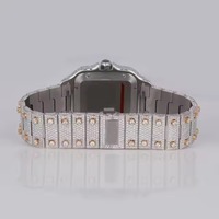 Trendy groothandel fabriek unisex aanbod Moissanite diamant HipHop Iced Out horloge tegen een betaalbare prijs uit India