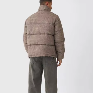 Chaqueta Bomber de Invierno de Último Diseño, Extremadamente Cálida, con Capucha de Tela de Lona, Logotipo Frontal, Alta Calidad para Hombre - Product Image 6