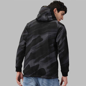 เสื้อฮู้ดดี้โอเวอร์ไซส์ผ้าคอตตอนเทอร์รี่คุณภาพสูง สไตล์สตรีทแวร์ ผ้าฟลีซหนานุ่ม ทรงหลวมไหล่ตก แบบเรียบๆ ไม่มีลาย สั่งทำได้ สำหรับผู้ชาย ฤดูหนาว ฮู้ดดี้พิมพ์ลายดิจิทัล - Product Image 2