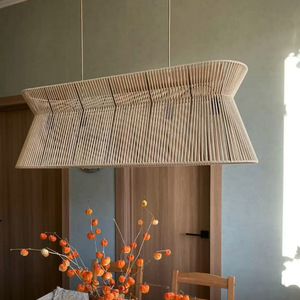 3-Tier Jute Pendant Lamp Eco-Friendly Natural Fiber <b>Rope</b> Wall Lamp for Bedside Living Room And Hotel Project <b>Lighting</b> Wholesale - Product Image 2