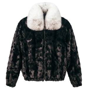 Manteau d'hiver de luxe pour femme en fausse fourrure, doux et moelleux, à manches longues, sur mesure, fabrication OEM/ODM, vente en gros - Product Image 5