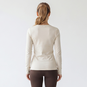 Camiseta de Yoga de Manga Larga para Mujer, Sublimada, Ajustada, Transpirable, para Ejercicio, Gimnasio y Fitness - Product Image 3