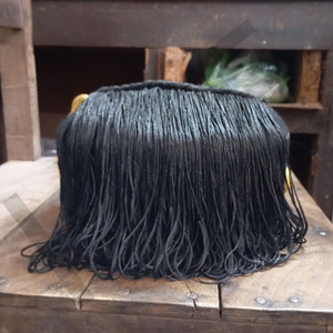 Chapeau maçonnique noir du 32e degré du Rite écossais avec broderie d'aigle à double tête et pompon doré - Product Image 5