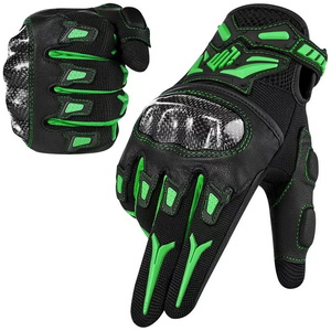 Guantes de Motocicleta con Logotipo Personalizado de Marca Privada, Buen Material, Guantes de Motocicleta para Hombre con Logotipo Personalizado, Nuevo Diseño, Hechos en Pakistán con Malla - Product Image 2