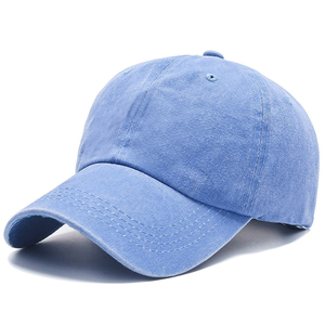 Bulk Wholesale <b>Blank</b> Fade Vintage Custom Embroidery LOGO Baseball <b>Caps</b> Men Casual Wear Washed Cotton Fabric Distressed Dad Hat - Product Image 1
