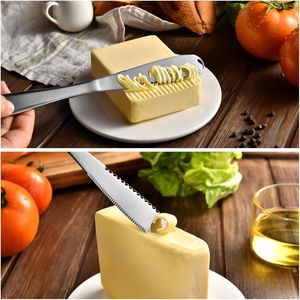 Couteau à beurre froid, trancheur de beurre, râpe à beurre, 2 lames pour la cuisine - Product Image 3