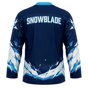 เสื้อฮอกกี้น้ำแข็งพรีเมียมแบบกำหนดเอง พิมพ์ลายชื่อด้านหน้า เสื้อผ้าไล่เฉดสีสไตล์วินเทจ ลายลูกไม้ พิมพ์ลายพราง เสื้อสวมหัวลำลองสำหรับเล่นกีฬา - Product Image 2