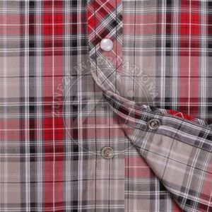 Camisa de Botones para Hombre, Bordado Personalizado, Tejido Waffle, Manga Larga, Doble Capa, Manga Corta a Cuadros, Franela FR Cálida para Otoño - Product Image 4