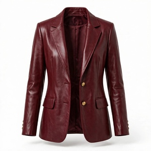 ABRIGO DE CUERO CHIC DE ALTA CALIDAD PARA MUJER - Product Image 3