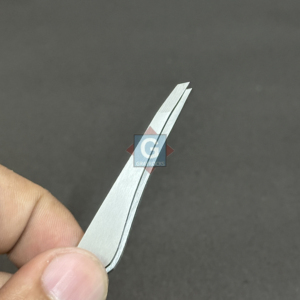 Ensemble de pinces à sourcils classiques en acier inoxydable, type épée, pour la coupe, avec manche confortable fait main et réutilisable - Product Image 5