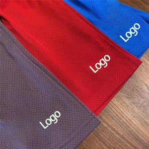 Custom Color <b>Mesh</b> Shorts Men Adult Summer Solid Pattern Sublimation All Over Print OEM Service Breathable Shorts - Product Image 6
