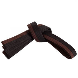 Cinturón de Artes Marciales y Boxeo con Logotipo Personalizado OEM del Fabricante, de Alta Calidad, con Franja de Lino Elástico a Color - Product Image 1