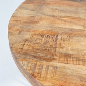 Table à manger Vandana Zentrix Lyra en bois de manguier avec un design contemporain solide et fait main - Product Image 5