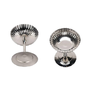 ชามไอศกรีมโลหะดีไซน์ใหม่ล่าสุดสำหรับเสิร์ฟของหวานในร้านอาหารและคาเฟ่ ผลิตจากสแตนเลสขัดเงา - Product Image 2